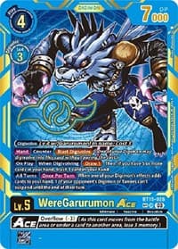 WereGarurumon ACE (Special Rare) - Exceed Apocalypse - Digimon Card Game card