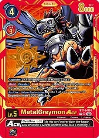 MetalGreymon ACE (Special Rare) - Exceed Apocalypse - Digimon Card Game card