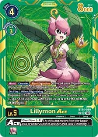 Lillymon ACE (Special Rare) - Exceed Apocalypse - Digimon Card Game card