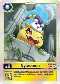 Nyaromon (Exceed Apocalypse Box Promotion Pack) - Exceed Apocalypse - Digimon Card Game card