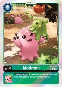 Motimon (Exceed Apocalypse Box Promotion Pack) - Exceed Apocalypse - Digimon Card Game card