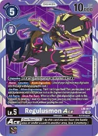 Regulusmon ACE (English Exclusive) - Exceed Apocalypse - Digimon Card Game card
