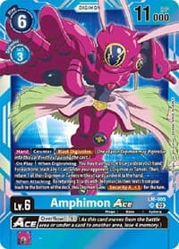 Amphimon ACE (English Exclusive) - Exceed Apocalypse - Digimon Card Game card