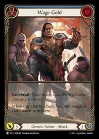 Wage Gold (Blue) - FAB198 - Flesh and Blood: Promo Cards - Flesh and Blood TCG card