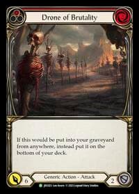 Drone of Brutality (Red) - JDG023 - Flesh and Blood: Promo Cards - Flesh and Blood TCG card