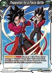 Preparation for a Fierce Battle - Beyond Generations - Dragon Ball Super: Masters card