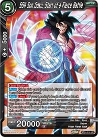 SS4 Son Goku, Start of a Fierce Battle - Beyond Generations - Dragon Ball Super: Masters card