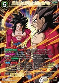 SS4 Son Goku & SS4 Vegeta, Striking a Weak Point - Beyond Generations - Dragon Ball Super: Masters card