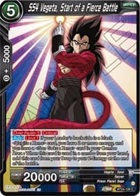 SS4 Vegeta, Start of a Fierce Battle - Beyond Generations - Dragon Ball Super: Masters card