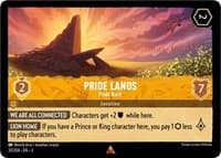 Pride Lands - Pride Rock - Into the Inklands - Disney Lorcana card