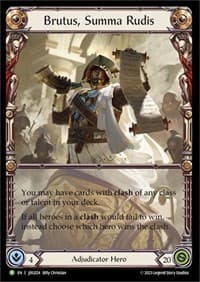 Brutus, Summa Rudis - JDG024 - Flesh and Blood: Promo Cards - Flesh and Blood TCG card