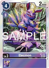 Elecmon (Official Tournament Pack Vol.12) - Double Diamond - Digimon Card Game card