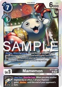 Mamemon (Official Tournament Pack Vol.12) - Dimensional Phase - Digimon Card Game card