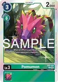 Pomumon (Official Tournament Pack Vol.12) - Draconic Roar - Digimon Card Game card