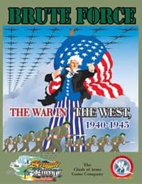 Brute Force: The War in the West Board Game - Clash of Arms - Boardgames card