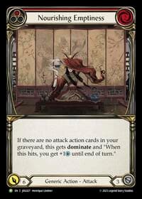 Nourishing Emptiness - JDG027 - Flesh and Blood: Promo Cards - Flesh and Blood TCG card