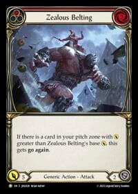 Zealous Belting (Red) - JDG028 - Flesh and Blood: Promo Cards - Flesh and Blood TCG card