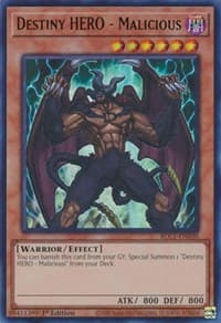 Destiny HERO - Malicious - Battles of Legend: Chapter 1 - YuGiOh card