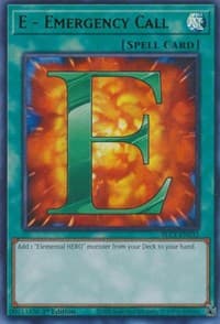 E - Emergency Call - Battles of Legend: Chapter 1 - YuGiOh card