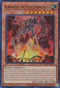 Kumongous, the Sticky String Kaiju - Battles of Legend: Chapter 1 - YuGiOh card