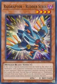 Raidraptor - Rudder Strix - Battles of Legend: Chapter 1 - YuGiOh card