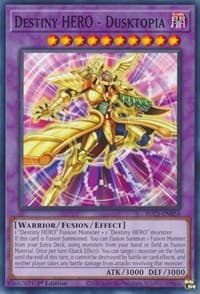 Destiny HERO - Dusktopia - Battles of Legend: Chapter 1 - YuGiOh card