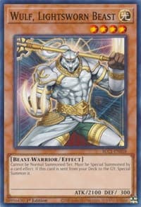 Wulf, Lightsworn Beast - Battles of Legend: Chapter 1 - YuGiOh card