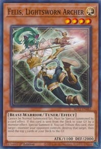 Felis, Lightsworn Archer - Battles of Legend: Chapter 1 - YuGiOh card