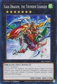 Gaia Dragon, the Thunder Charger - Battles of Legend: Chapter 1 - YuGiOh card