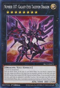 Number 107: Galaxy-Eyes Tachyon Dragon - Battles of Legend: Chapter 1 - YuGiOh card