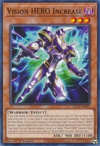 Vision HERO Increase - Battles of Legend: Chapter 1 - YuGiOh card