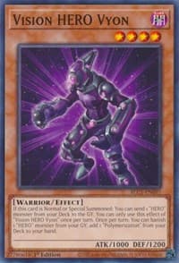 Vision HERO Vyon - Battles of Legend: Chapter 1 - YuGiOh card