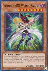 Vision HERO Witch Raider - Battles of Legend: Chapter 1 - YuGiOh card