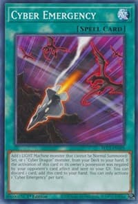 Cyber Emergency - Battles of Legend: Chapter 1 - YuGiOh card