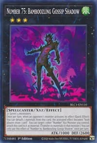 Number 75: Bamboozling Gossip Shadow - Battles of Legend: Chapter 1 - YuGiOh card