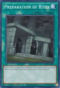 Preparation of Rites - Battles of Legend: Chapter 1 - YuGiOh card