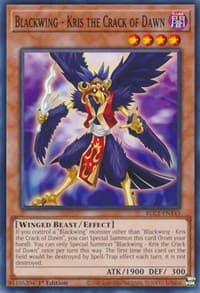 Blackwing - Kris the Crack of Dawn - Battles of Legend: Chapter 1 - YuGiOh card