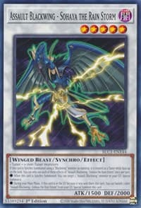 Assault Blackwing - Sohaya the Rain Storm - Battles of Legend: Chapter 1 - YuGiOh card