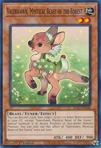 Valerifawn, Mystical Beast of the Forest - Battles of Legend: Chapter 1 - YuGiOh card