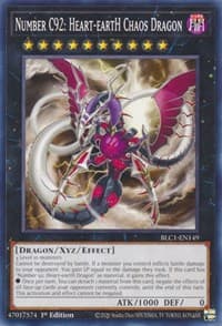 Number C92: Heart-eartH Chaos Dragon - Battles of Legend: Chapter 1 - YuGiOh card
