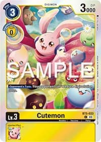 Cutemon (Winner Pack -Exceed Apocalypse-) - Battle of Omni - Digimon Card Game card