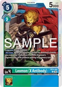 Leomon (X Antibody) (Winner Pack -Exceed Apocalypse-) - X Record - Digimon Card Game card
