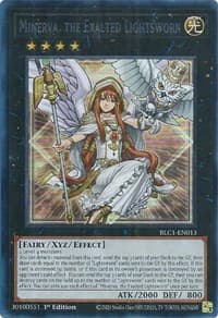 Minerva, the Exalted Lightsworn (Silver) - Battles of Legend: Chapter 1 - YuGiOh card