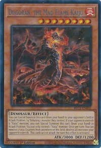 Dogoran, the Mad Flame Kaiju (Silver) - Battles of Legend: Chapter 1 - YuGiOh card