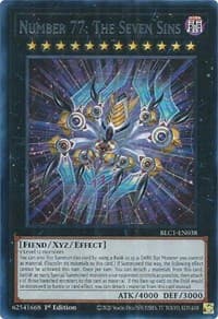 Number 77: The Seven Sins (Silver) - Battles of Legend: Chapter 1 - YuGiOh card