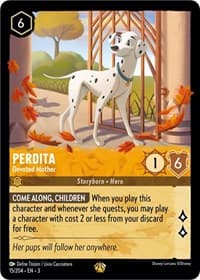 Perdita - Devoted Mother - Into the Inklands - Disney Lorcana card
