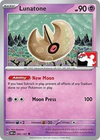 Lunatone - Prize Pack Series Cards - Pokemon card