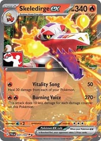 Skeledirge ex - Prize Pack Series Cards - Pokemon card