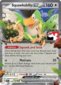 Squawkabilly ex - Prize Pack Series Cards - Pokemon card