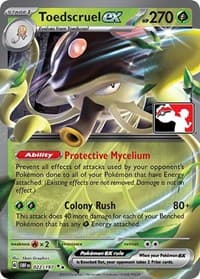 Toedscruel ex - Prize Pack Series Cards - Pokemon card